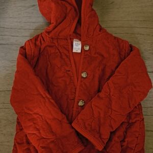 Carter's 24 Months Red Quilted Hooded Jacket
